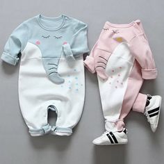 Giraffe Clothes, Elephant Clothes, 3d Elephant, Comfy Jumpsuits, Baby Rompers, Boy Clothing, Baby 2, Long Romper