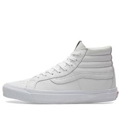 Vans SK8-HI LX 'VLT White' VN0003T01NT (SNKR/Retro/Skate/Unisex) Sk8 Hi Vans, Vans Sk8 Hi, Sk8 Hi, Vans Sk8, White