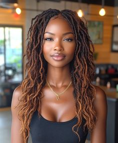 Blonde and Burgundy Mix for Locs Here's Why Hair Colors Black Women, Black Women With Locs, Women With Locs, Protective Style Braids, Beauty Journal, Short Locs Hairstyles, Quick Weave Hairstyles