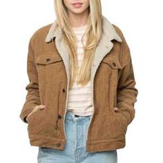 Fur Fleece Lined Shearling Corduroy Trucker Jacket – sunifty Rose Taupe, Sherpa Trucker Jacket, Womens Sherpa, Women Coat, Collar Jacket, Sherpa Jacket, Levis Women, Fashion Fits, Trucker Jacket