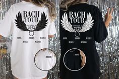 If you're planning a bach tour bachelorette party and looking for custom bach tour shirts, these awesome custom bach tour shirts are perfect! These ultra soft Comfort Colors® shirts make great rock and roll bachelorette shirts are perfect for destination bachelorette parties! Personalize the "bride" and "babe" tees on the back with the location and year of the bachelorette as well as the names of the bride and crew--perfect for always remembering the celebration! ✺ CHECK OUT more like this in ou Rock And Roll Bachelorette, Destination Bachelorette, Bachelorette Party Destinations, Bachelorette Shirt, Party Rock, Rock N’roll, Bachelorette Shirts, Comfort Colors Shirt, Baby T Shirts