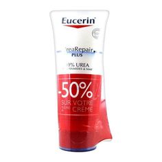 Eucerin UreaRepair PLUS Repair Foot Cream 10% Urea 2 x 100ml Cracked Heels, Foot Cream, Repair Cream, Medicine, Repair, Dye, How To Apply, Texture, Cream