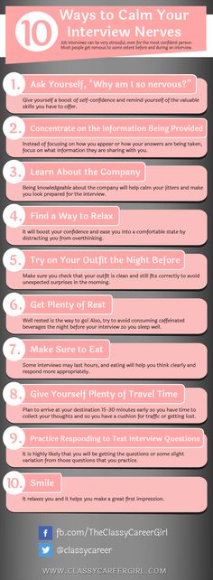 the top ten ways to calm your inner body infographical poster - free powerpoint template