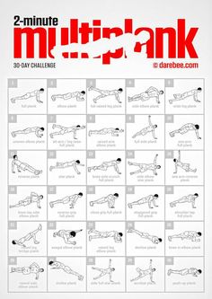 an exercise poster with the instructions for how to do it