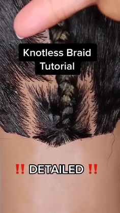 6 Box Braids Hairstyles, Baddie Braids Hairstyles, Knotless Tutorial, Knotless Braid Tutorial, African Hair Styles, Braiding Tips, Braiding Tutorials, Hair Braiding Styles, Best Braid Styles