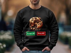 Cookies & Buttons Unisex Heavy Blend™ Crewneck Sweatshirt - Comfort and Consent in Style!,UnisexSweatshirt,ComfortFashion tee,foodlover gift by Creative2022Store on Etsy Clever Design, Comforters Cozy, Playful Design, Effortless Style