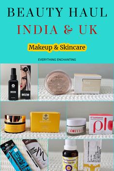 My makeup and skincare beauty haul from India & uk, part 2 is up on the blog Everything Enchanting. Find out what makeup products I got for my medium dark complexion,  Indian skin tone? Also, what skincare products I got for my combination to dry skin. I am sure, you'll find something suitable for your skin as well, so check it out! Beauty Haul, India Shopping, Shopping Haul, Dark Complexion, Amazon India, Home Beauty Tips, Makeup And Skincare, My Beauty, Skin Care Recipes