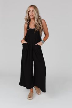 Serenity Wide Leg Jumpsuit - Black | Three Bird Nest Look Wide Leg, Black Jumpsuit Outfit, Three Bird Nest, Cute Graphic Tees, Jumpsuit Outfit, Boho Chic Outfits, Sweatshirt Fabric, Bird Nest, Cozy Sweatshirts