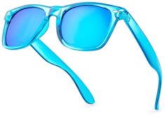 PRICES MAY VARY. 😎 ICONIC STYLE IN COLOR: Stand out with a pair of colorful Retro Rewind shades! The classic design meets a funky new spin and comes in a large assortment of vibrant candy-color styles. These neon retro sunglasses will give a fun 80s touch to any outfit! ✨ REFLECTIVE MIRRORED LENS: See the world in bright new colors with our mirrored lenses! A throwback to 80s sporty aesthetic, the Retro Rewind trendy clear frame sunglasses feature vibrant eye-catching lenses that will help you Synthwave Accessories, Blue Fire Sunglasses, Clear Frame Sunglasses, Translucent Sunglasses, Clear Sunglasses Frames, Neon 80s, Classy Logos, Sporty Aesthetic, Sunglasses Women Fashion