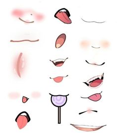 an image of different shapes and sizes of lips