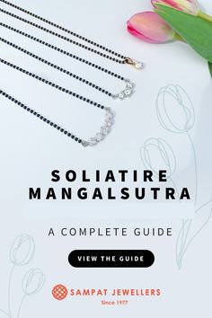 Solitaire Diamond Mangalsutra Synthetic Diamond, Mangalsutra Designs, Gia Diamond, Marquise Diamond, Diamond Sizes, Modern Bride