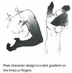 an image of a person with their hand on the back of his head, and another drawing