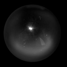 an object is shown in the dark sky