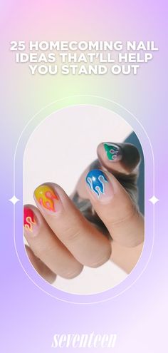 You'll want to try all of these. Homecoming Nail Ideas, Cute Nail Ideas, French Tips, Homecoming Nails, The Dance, Nail Ideas, Cute Nails