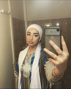 Hijab Outfit, Aesthetic Hair, Random Stuff, Ootd, Makeup, Hair, Make Up