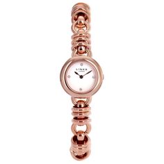 Rose Sweetie Watch by Links Of London - Available at SHOPKURY.COM. Free Shipping on orders over $200. Trusted jewelers since 1965, from San Juan, Puerto Rico. Signature Bracelet, Gold Plated Watch, Links Of London, Steel Watch, White Sapphire, Bracelet Designs, Stainless Steel Bracelet, Quartz Movement, Gold Watch