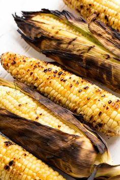 grilled corn on the cob with text that reads 3 ways to grill corn on the cob