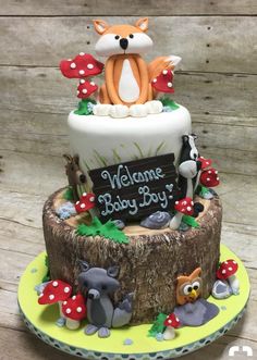 Baby Shower Boy Decorations, Baby Shower Sheet Cake, Baby Shower Sheet Cakes, Baby Shower Cake Decorations, Woodland Baby Shower Decorations