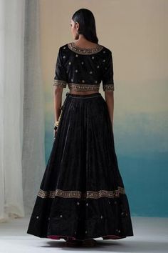 Shop for Weaver Story Black Velvet Zardozi Work Lehenga Set for Women Online at Aza Fashions Fitted Velvet Sets For Reception, Fitted Velvet Lehenga With Resham Embroidery, Black Chanderi Lehenga With Resham Embroidery, Black Chanderi Lehenga With Zari Work, Velvet Anarkali Set For Reception, Velvet Lehenga For Eid Reception, Fitted Velvet Anarkali Set For Wedding, Fitted Velvet Sharara For Reception, Festive Fitted Velvet Lehenga