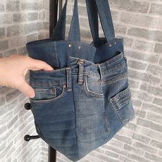 Large hobo denim bag | Etsy Blue Jeans With Pockets For Everyday, Blue Denim Bag With Zipper Pouch, Everyday Denim Zipper Pouch Bag, Trendy Denim Jeans For Everyday Use, Casual Denim Zipper Pouch Bag, Rectangular Denim Bag With Zipper Pouch, Denim Wristlet, Casual Clutch, Recycled Jeans