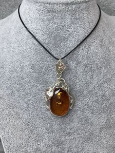 NATURAL AMBER Stone Jewellery. Cognac Amber PENDANT with Sterling Silver 925 | eBay Stone Jewellery, Amber Crystal, Amber Pendant, Natural Amber, Amber Necklace, Amber Stone, Gold Plated Sterling Silver, Stone Pendants, Stone Jewelry