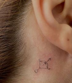 Archer Tattoo, Small Tattoo Placement, Paris Tattoo, The Archer, Discreet Tattoos, Dainty Tattoos, Subtle Tattoos, Girly Tattoos