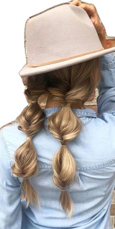 Western Hair Styles, Pigtail Hairstyle, Cowgirls Hairstyles, Western Hairstyles, Country Hairstyles, Cowgirl Hair, Western Hair, Pigtail Hairstyles, Hair Do