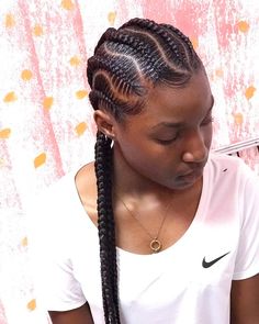 Big Cornrows Hairstyles, Pelo Afro, Cornrow