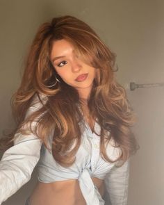 Jazvnessa Hair, Brown Hair Baddie, Strawberry Blonde Face Claim, Morena Hair Color Ideas, Long Haired Cat, Trendy Bob, Bob Hair Color, Brown Hair Looks