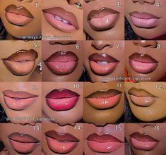 Glossy Lips Makeup, Lip Combos, Makeup Order, Simple Makeup Tips, Makeup For Black Skin, Lip Makeup Tutorial, Makeup Artist Tips, Brown Skin Makeup, Makeup Help