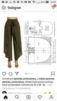 an image of a woman's pants on the instagram page