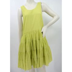 Lulus Neon Green Sleeveless Tiered Mini Sundress Size L Nwt Brand: Lulus Size: L Color: Neon Green Bust: 19.5" Sleeve: Sleeveless Length: 33.5" Material: Shell: 100% Polyester, Lining: 100% Rayon Style: Cd1276 If You Have Any Questions, Please Send Me A Message. All Measurements Are Approximate And Are Taken Laying Flat As Follows(Unless Otherwise Stated). Bust/Chest: Armpit To Armpit Sleeve: Armpit To End Length: Nape To Hem Items Are Usually Shipped Out Within 1 Business Day Of Receiving Payme Green Sleeveless Ruffled Sundress, Green Sleeveless Sundress With Ruffles, Flowy Sleeveless Mini Dress For Daywear, Casual Green Sleeveless Dress For Daywear, Green Sleeveless Daytime Dress, Flowy Sleeveless Sundress For Daytime, Green Sleeveless Summer Dress For Daywear, Green Sleeveless Daywear Dress, Green Sleeveless Sundress For Daywear