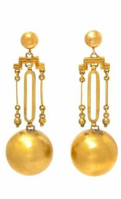 Rock Jewelry Diy, Victorian Gold Earrings, Luxury Jewelry Display, Etruscan Jewelry, December Jewelry, Antique Jewellery Designs, Wedding Earrings Drop, Rock Jewelry, Jewelry Sale