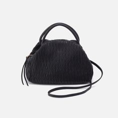 Our most darling bag, the Darling is designed to be a casualcool top handle with a removable crossbody strap for handsfree days and nights. Darling Satchel In Soft Pleated Leather  Black SATCHEL Bag in Black | Hobo® Black Satchel Bag, Brighton Handbags, Black Satchel, Convertible Bags, Large Wallet, Crossbody Wallet, Small Pouches, Wallet Bag, Satchel Bag