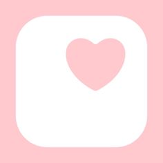 a pink and white square with a heart on the center, against a light pink background