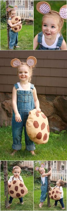 Book Character Halloween Costume: If You Give a Mouse a Cookie. Have the cookie be the trick or treat bag. Or have a younger sibling be the cookie! DIY Halloween costumes DIY kids costumes #halloween Kissing Hand Costume, Babysitters Club Costume Ideas, Kids Storybook Character Costumes, Toddler Book Character Costumes, Easy Storybook Character Costumes, Storybook Character Costumes For Kids, If You Give A Mouse A Cookie Costume, Story Book Character Costumes, Cardboard Halloween Costumes