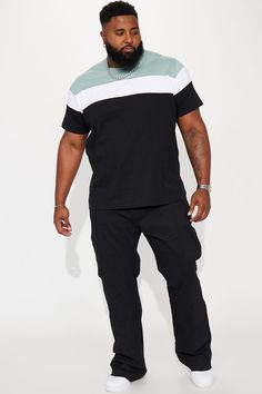 Available In Mint/Multi. Crew Neck Short Sleeve Color Block Detail 100% Cotton Imported | Mens Mint Condition Short Sleeve Tee Shirt in Mint Green size 2XL by Fashion Nova Mint Green, Mint Condition, Fashion Nova, Tee Shirt, Color Block, Short Sleeve Tee, Tee Shirts, Mint, Crew Neck