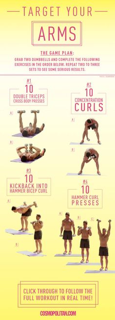 an info sheet shows how to do the same exercises for each individual body type, and what