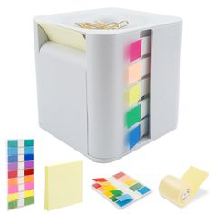 PRICES MAY VARY. Experience superior office organization with the 5-in-1 sticky note holder. This versatile storage solution combines 4 types of notes and a magnetic case, perfect for your desk The sticky note dispenser features fine teeth edges, allowing easy removal of notes from any direction. Ideal for quick access to important reminders Enhance your workspace with its magnetic design. Securely attach a paper clip or gadget, ensuring your office essentials are always within reach This pop up sticky note organizer is designed for efficiency. Keep your notes tidy and accessible, promoting a clutter-free work environment Transform your desk with the sticky note holder for desk. This compact yet powerful dispenser is essential for any office storage & organization needs "
The pop up note d Decorate Desk At Work, Wall Organizer Office, How To Decorate Your Office At Work, Note Organizer, Desk Paper Organizer, Office Storage Organization, Post It Holder, Cubicle Decor Office, Sticky Note Holder