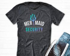 Mermaid Squad Shirt, Mermaid Family, Mermaid Squad, Security Shirt, Dad Tshirt, Mermaid Shirt, Librarian Shirt, Squad Shirt, Family Shirt