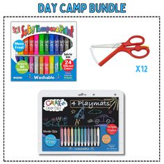 day camp bundle Tempera Paint Sticks, Camp Essentials, Sensory Therapy, Paint Sticks, Tempera Paint, The Joy Of Painting, Kitchen Rugs And Mats, Free Lesson Plans, Pencil Toppers