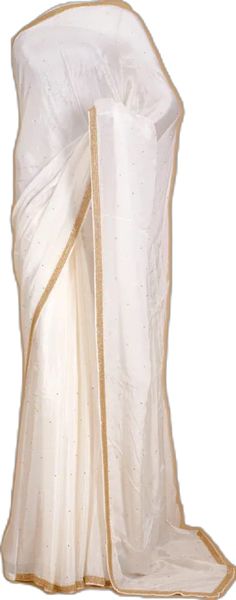 White Chanderi Pre-draped Saree For Celebration, Elegant Chanderi Pre-draped Saree For Celebration, Elegant Saree With Dori Work, Elegant Sharara With Cutdana For Celebrations, Elegant Traditional Wear With Mirror Work For Celebration, Elegant Pre-draped Saree With Dori Work For Festivals, Elegant Blouse With Sheer Dupatta For Celebration, Elegant Semi-stitched Traditional Wear With Dori Work, Elegant Chanderi Blouse Piece With Dori Work