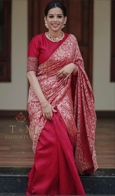 Kanchipuram Half Saree, Lehenga Saree Design, Half Saree Designs, Indian Fashion Saree, Blouse Designs Silk, Unique Blouse Designs, Saree Blouse Designs Latest