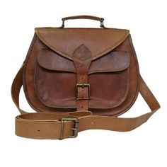 Sling Crossbody Evening Leather Satchel Bag Traditional Brown Satchel Saddle Bag, Traditional Brown Leather Saddle Bag, Traditional Brown Saddle Bag For Travel, Traditional Brown Leather Satchel, Office Purse, Sling Purse, Crossbody Satchel, Inside Bag, Girls Handbags