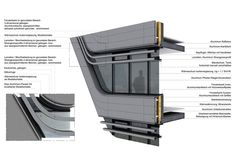 an architectural diagram showing the different parts of a building