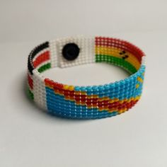 Ghana Flag, Beads Design