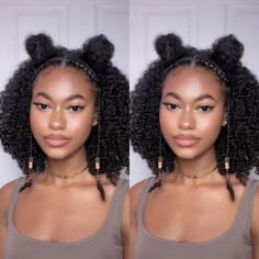 Natural Teenage Hairstyles, Cute Teenage Hairstyles Black, Teenage Black Hairstyles, Quick Teenage Hairstyles Black, Twin Buns Hairstyles Black, Easy Black Teen Girl Hairstyles Short, Teenage Natural Hairstyles, Natural Hair Styles For Black Teens, Hairstyles For Black Teenage Girls Style