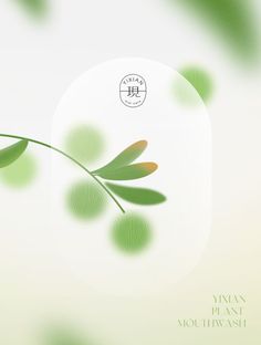 a close up of a green leaf on a white background with the words japan plant month written below it