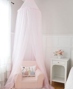 PRICES MAY VARY. From Concept to Creation - Our Pink Unicorn Princess Canopy is the first and only Unicorn princess-themed canopy for girls’ bedrooms; with extra-large dome, two layers of long fabric that can cover a twin bed headboard. Our canopy for bed comes with one-of-a-kind Unicorn decoration. No need to purchase separately. Dreamy Space For Your Little Lady - Give your daughter’s bedroom a whimsical makeover with our princess bed canopy for bedroom. Our Unicorn kids canopy lends a grand a Bed Netting Canopy, Canopy For Bed, Pink Bed Canopy, Princes Bed, Bed Netting, Twin Bed Headboard, Girls Canopy, Princess Canopy Bed, Princess Canopy