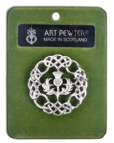 Celtic Jewelry: Pewter Thistle Brooch. #celtic #jewelry #jewelrymaking #jewelrydesign #jewelryforwomen Luxury Jeweled Brooches For Weddings, Luxury Jeweled Wedding Brooches, Luxury Jeweled Collectible Brooches, Luxury Collectible Jeweled Brooches, Celtic Flower, Thistle Brooch, Scotland National Flower, Thistle Tattoo, Scottish Jewelry